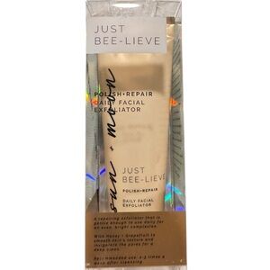 Sun + Moon Just Bee Lieve Daily Facial Exfoliator Polish Repair New in Box!